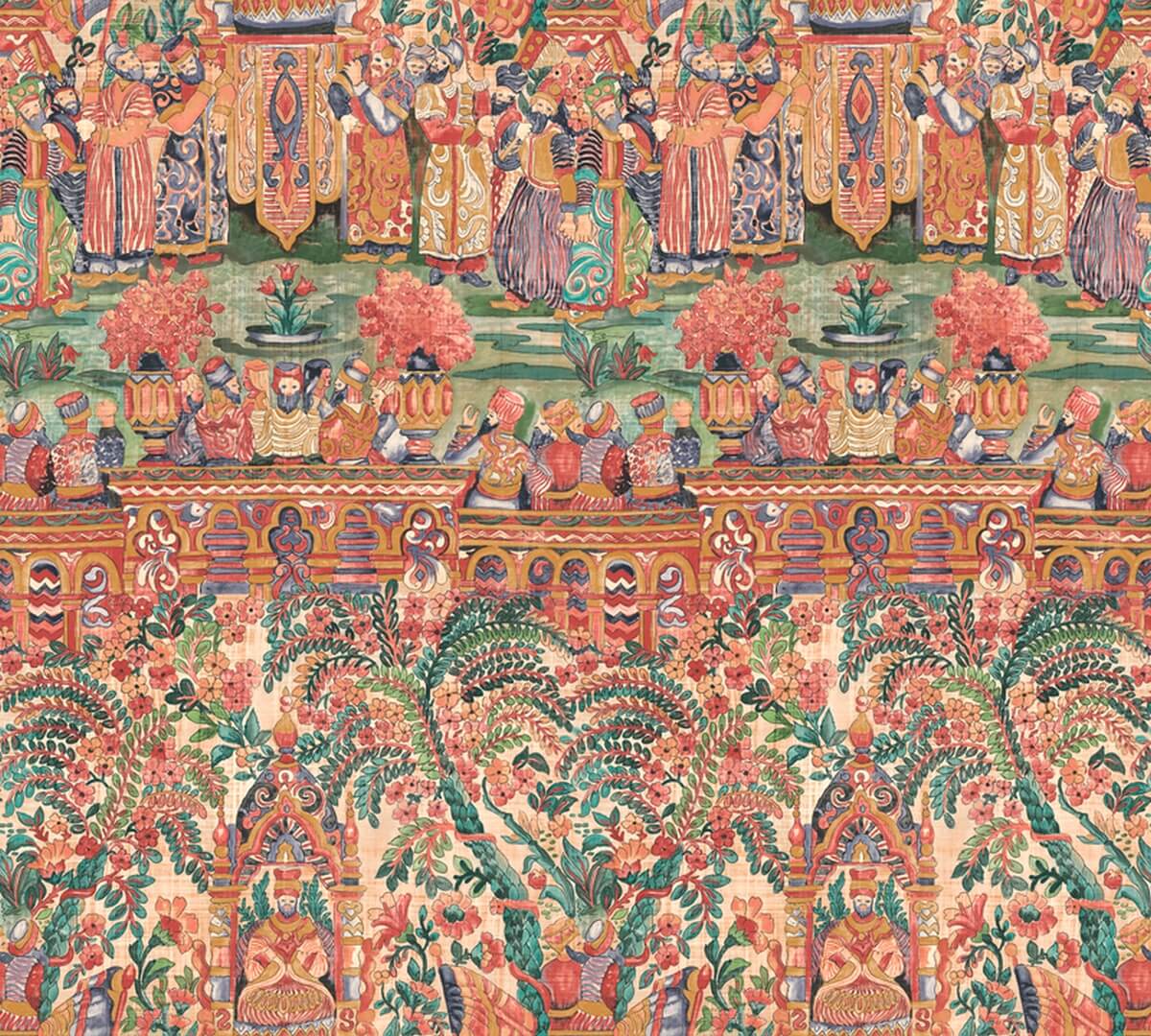 Tapeta tekstylna orientalna Arte Emperador 49500 Gitane