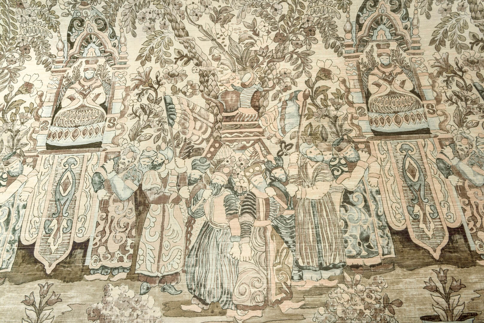 Tapeta tekstylna orientalna Arte Emperador 49501 Gitane