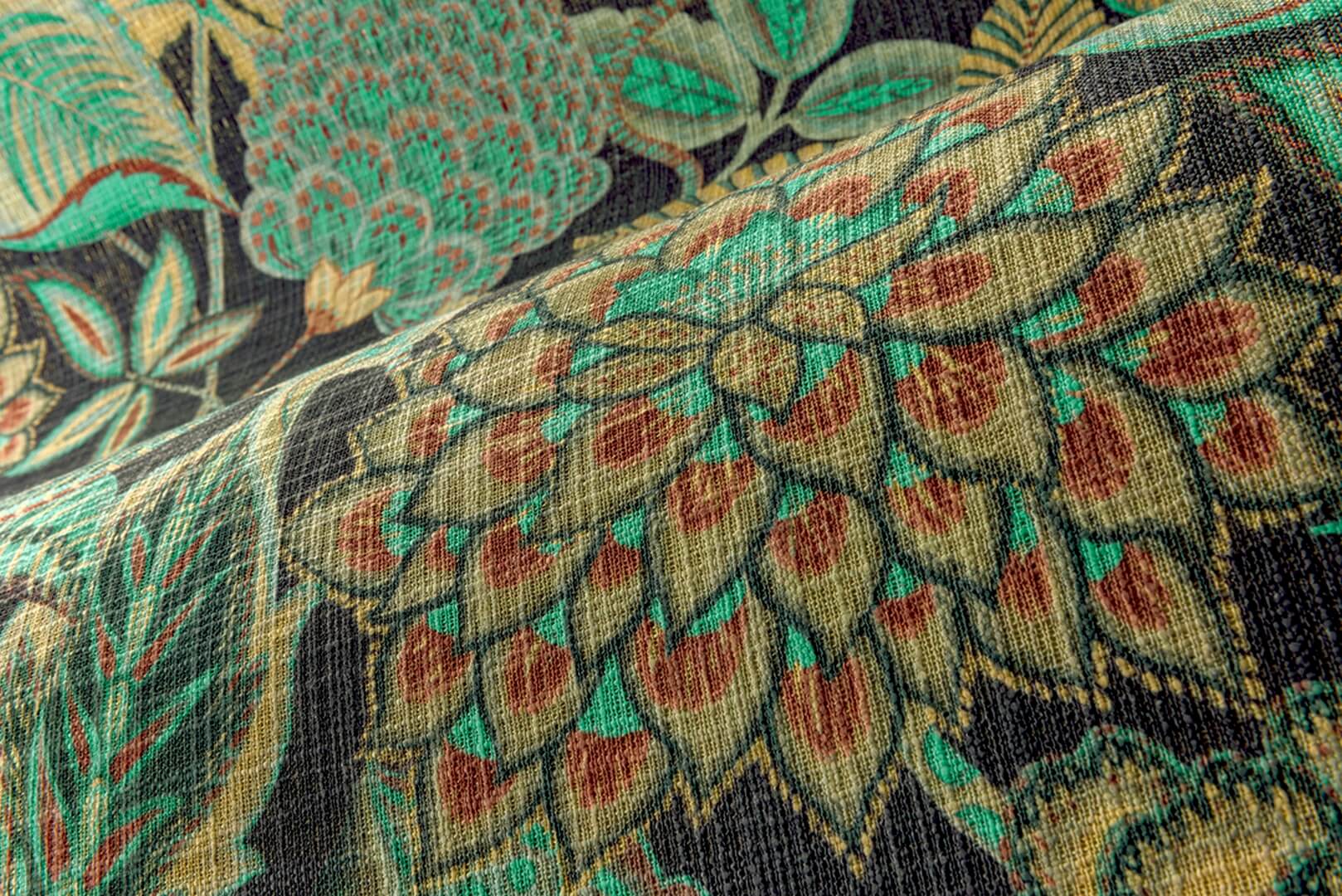Tapeta tekstylna kwiaty Arte Fiori Antichi 49561 Gitane