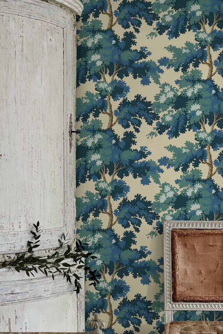 Tapeta w drzewa Sandberg 444-66 Raphael Blue Special Edition