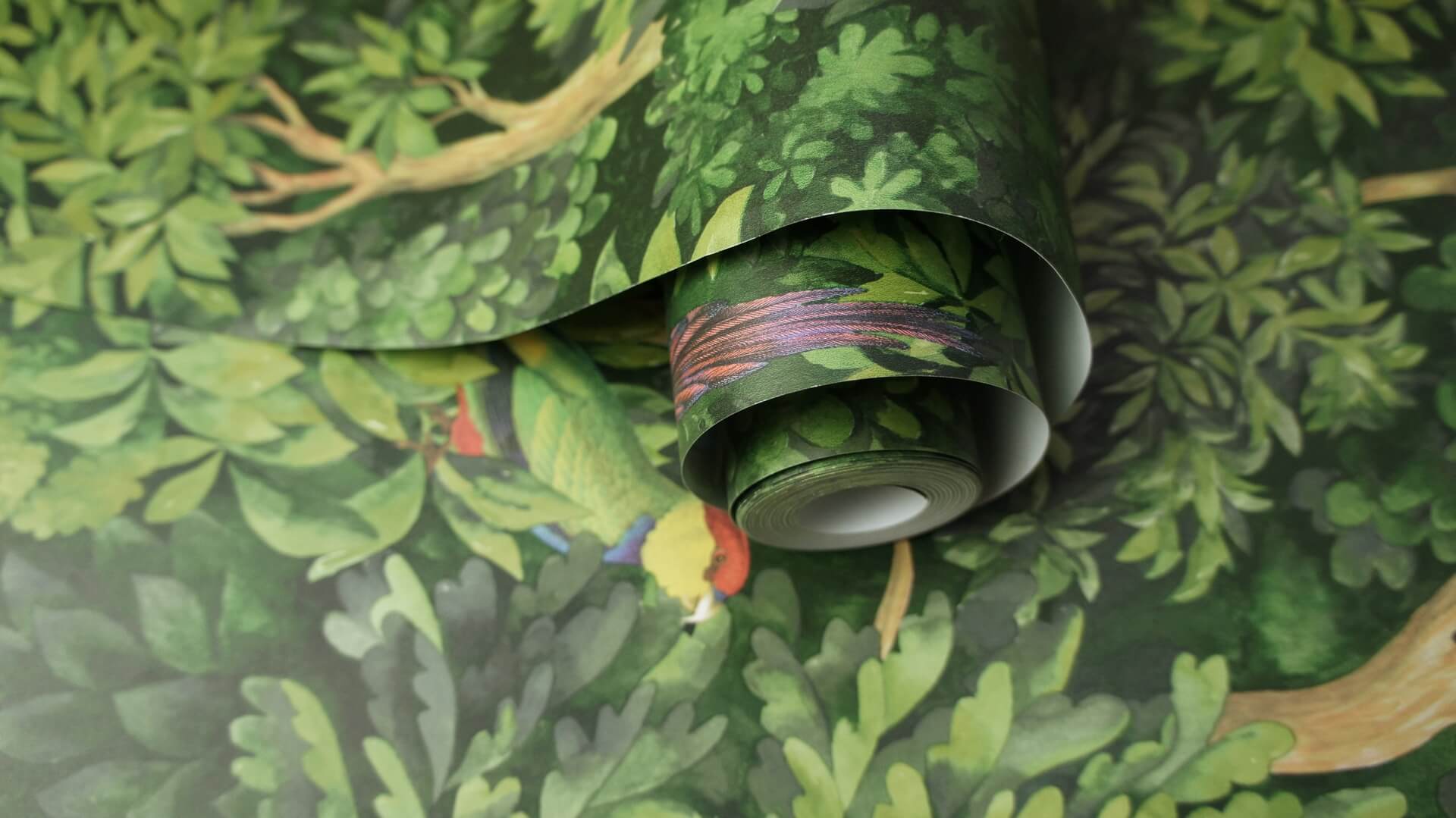 Tapeta egzotyczne ptaki i drzewa Holden 91250 Botanist Amazonia