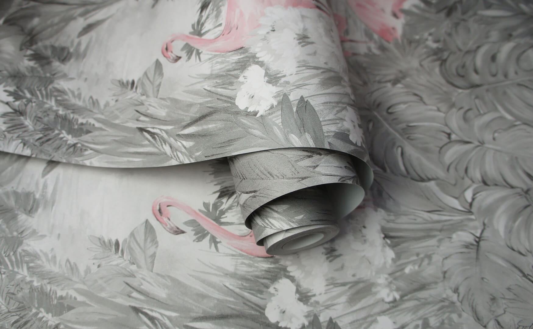 Tapeta flamingi i tropikalne liście Holden 91261 Sarasota Amazonia