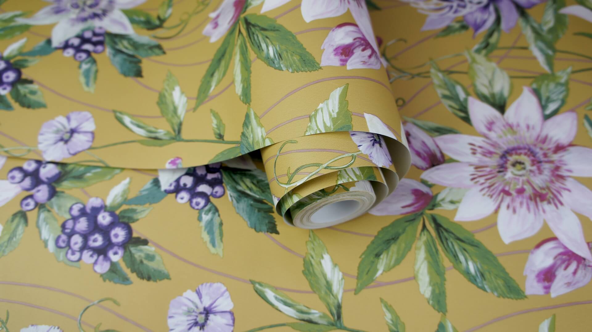 Tapeta kwiaty Holden 91321 Passiflora Amazonia