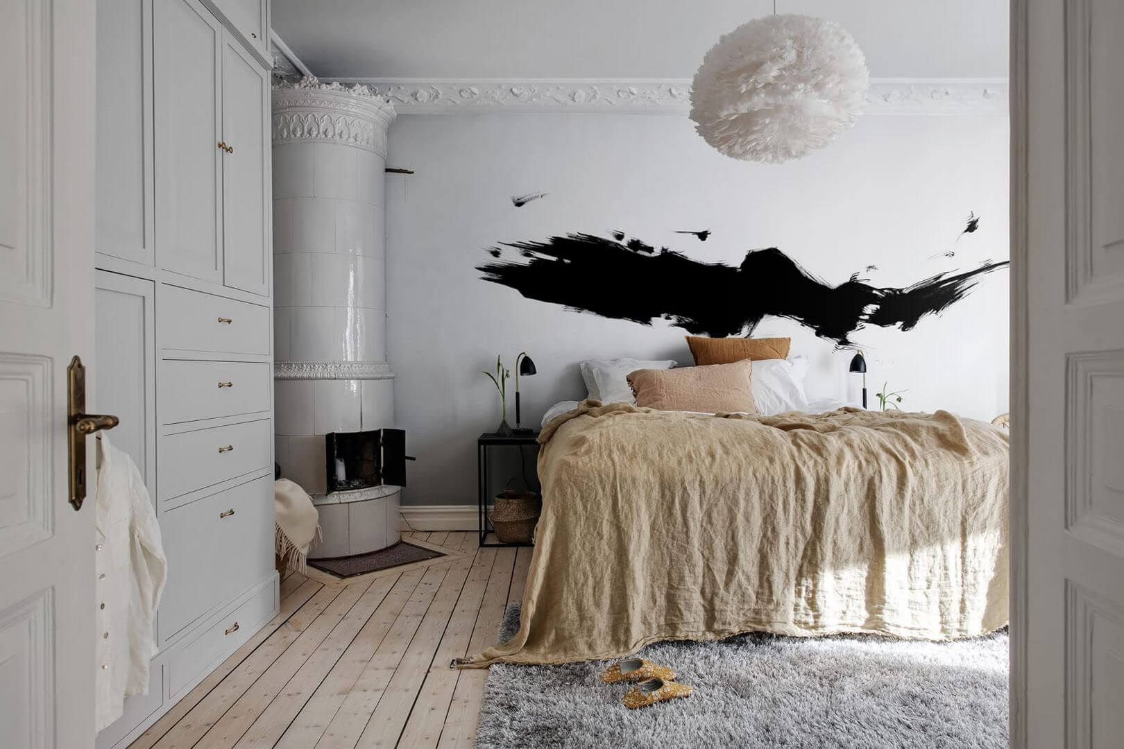 Fototapeta abstrakcyjna Rebel Walls R18251 Focus Graphite Linda Vagnelind