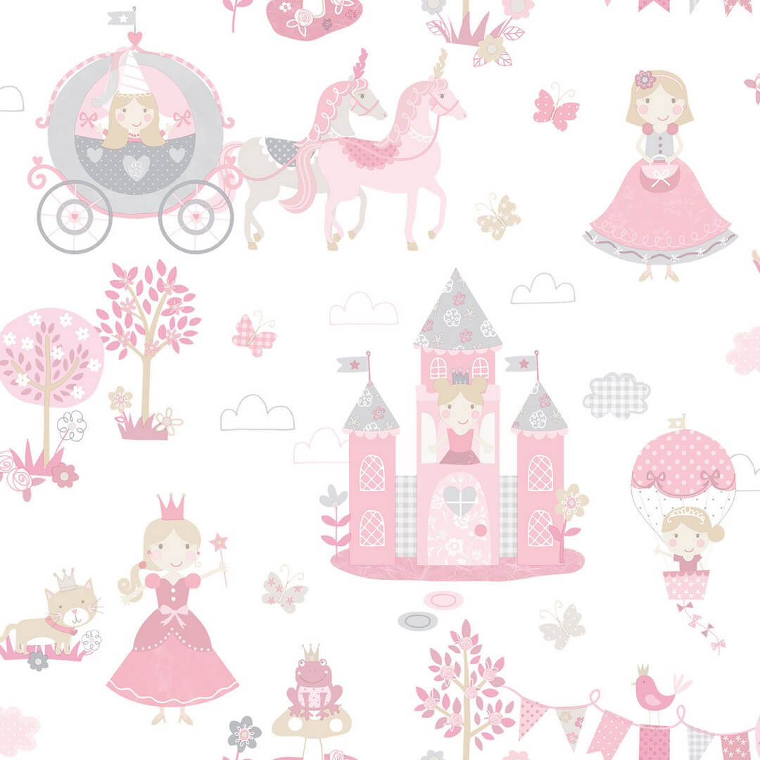 Tapeta księżniczki Galerie G78371 Tiny Tots 2