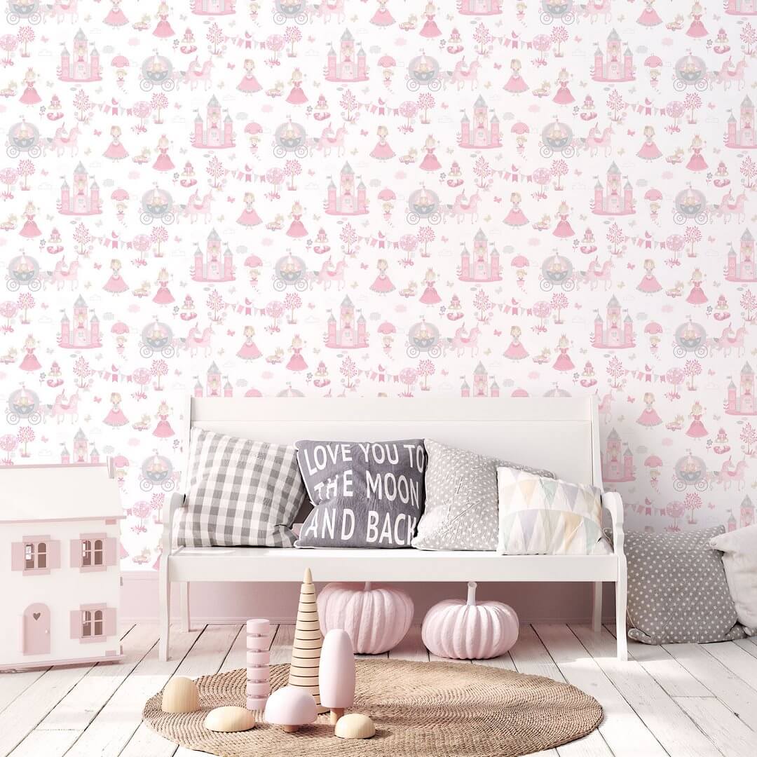 Tapeta księżniczki Galerie G78371 Tiny Tots 2