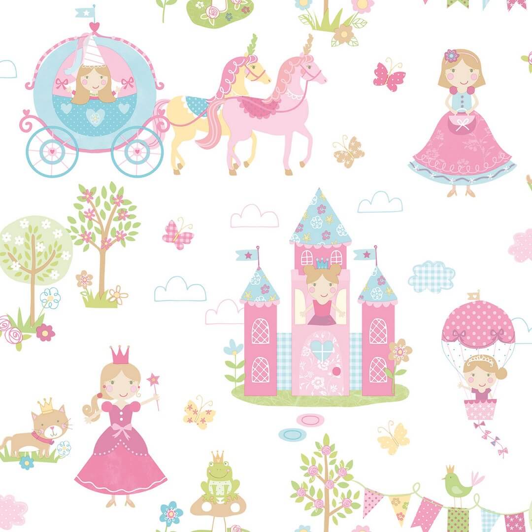 Tapeta księżniczki Galerie G78372 Tiny Tots 2