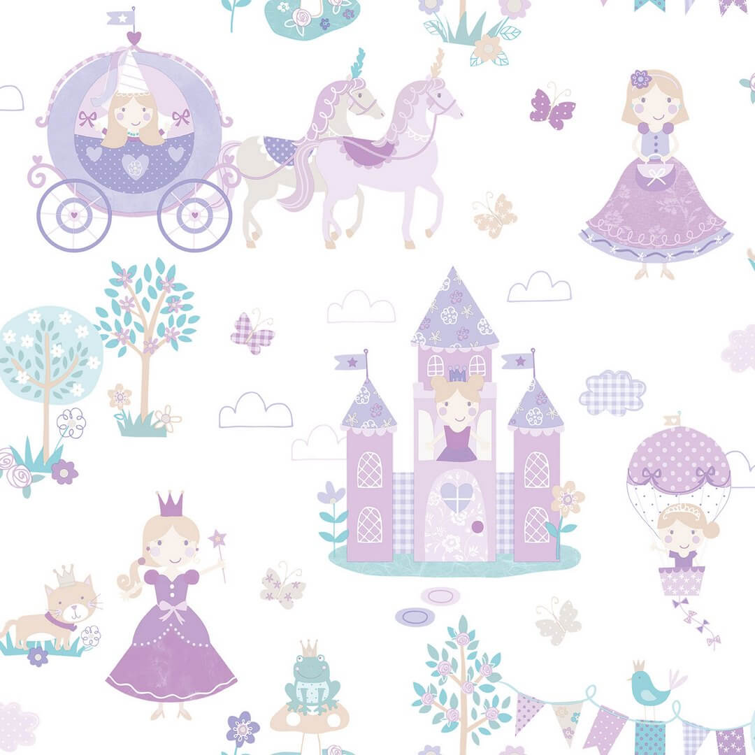 Tapeta księżniczki Galerie G78373 Tiny Tots 2