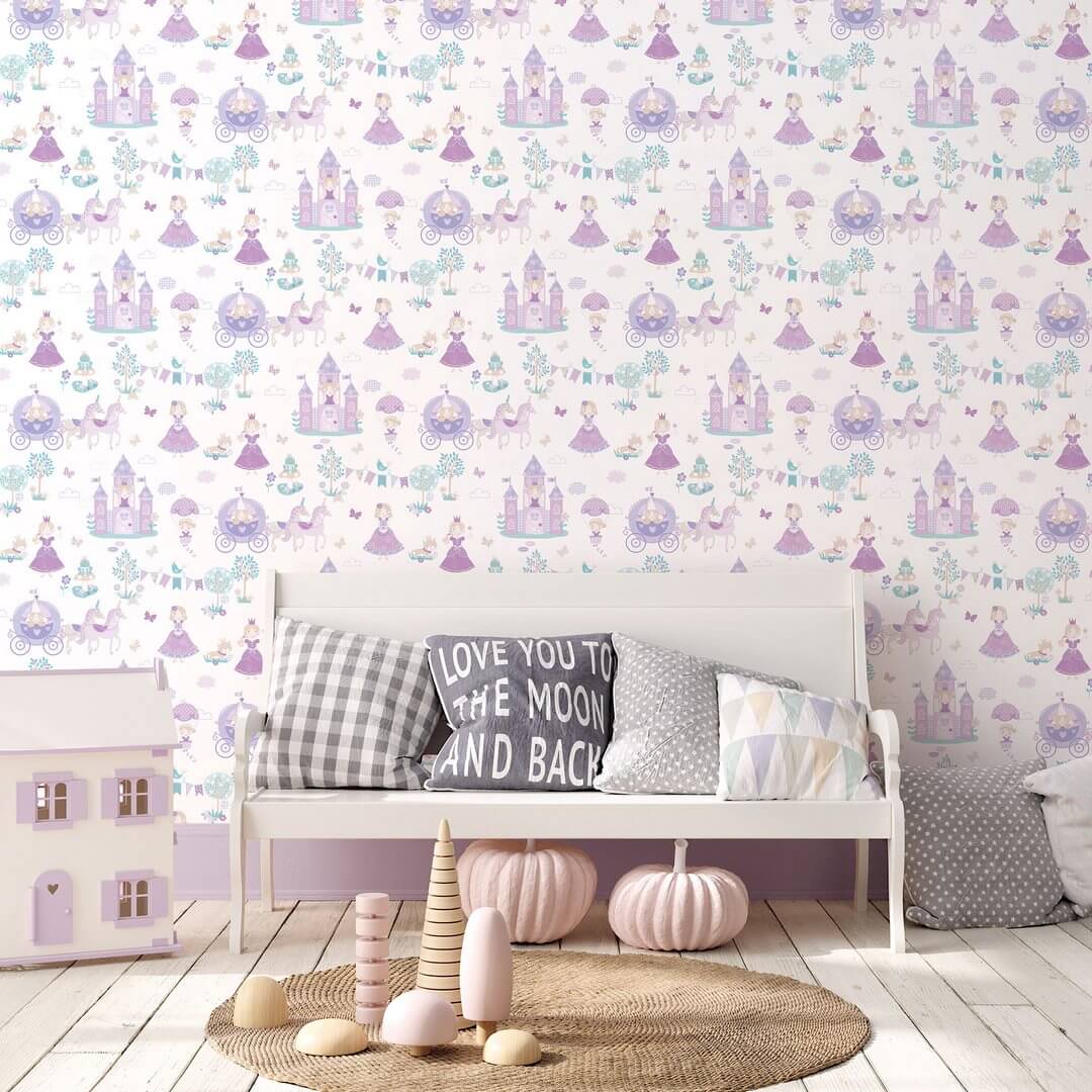 Tapeta księżniczki Galerie G78373 Tiny Tots 2