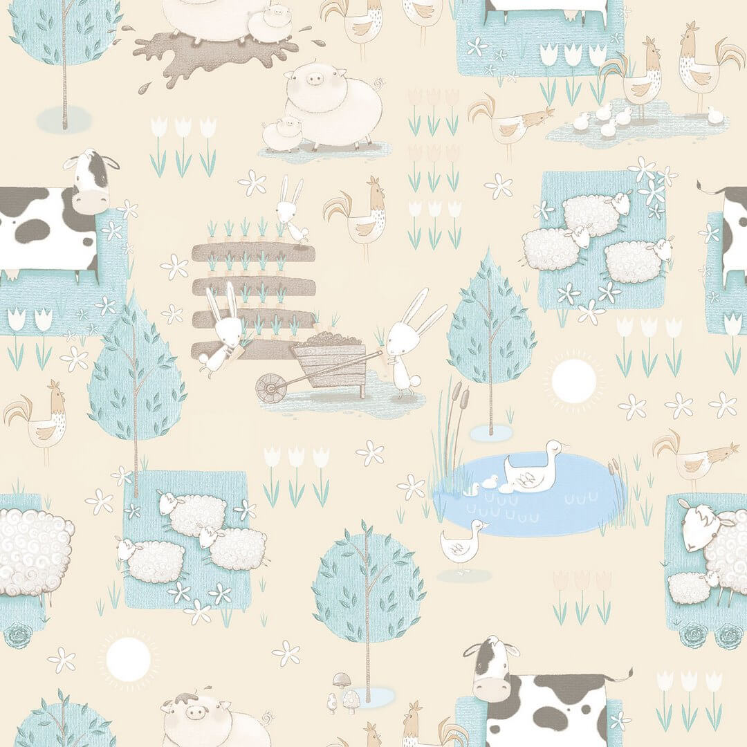 Tapeta farma Galerie G78374 Tiny Tots 2