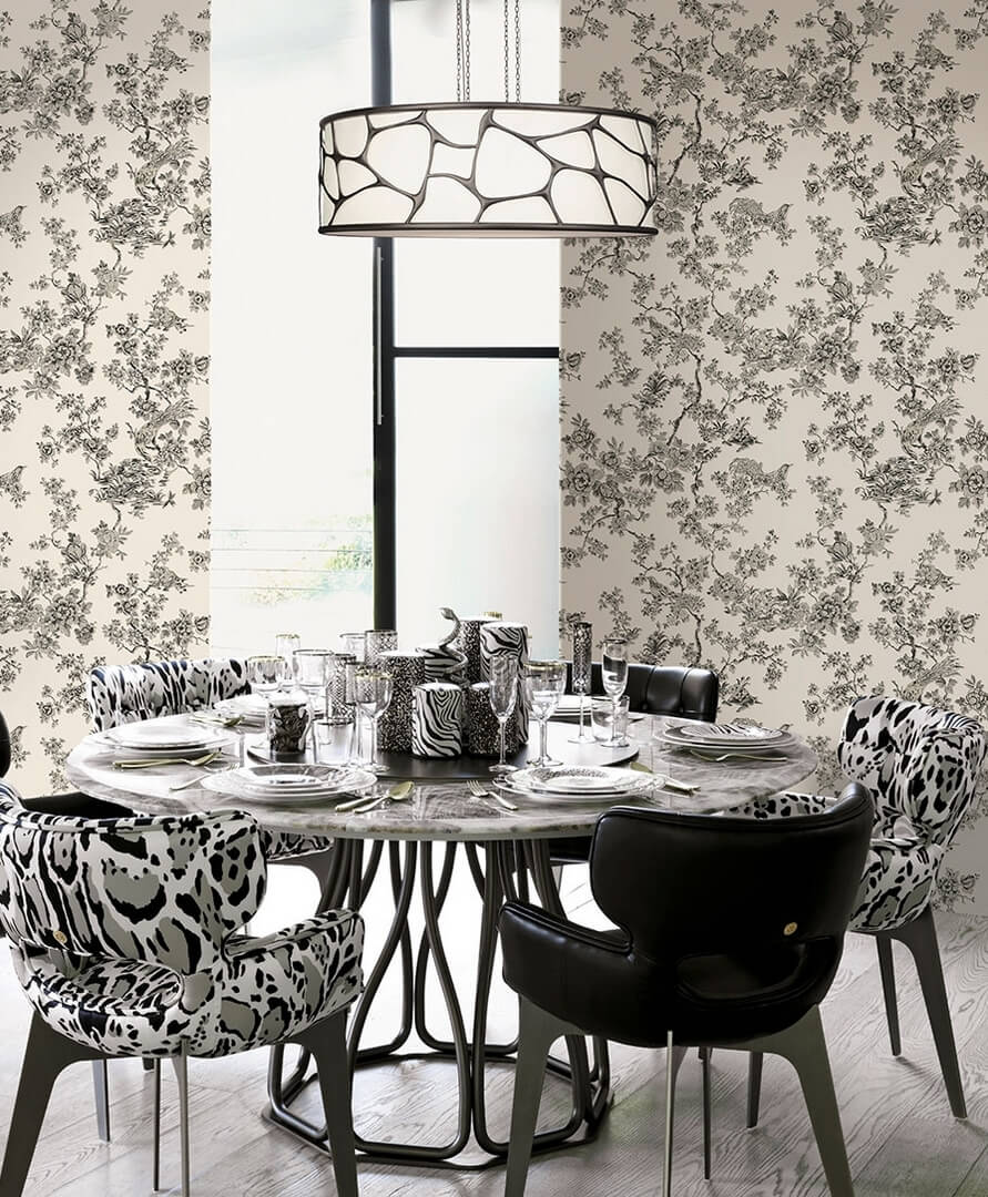 Tapeta roślinne pnącza Roberto Cavalli RC19046 Home NO. 8 - szer. 106cm