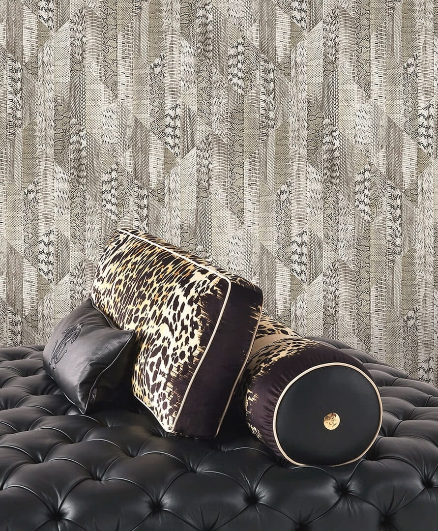 Tapeta skóra węża Roberto Cavalli RC19067 Home NO. 8 - szer. 106cm