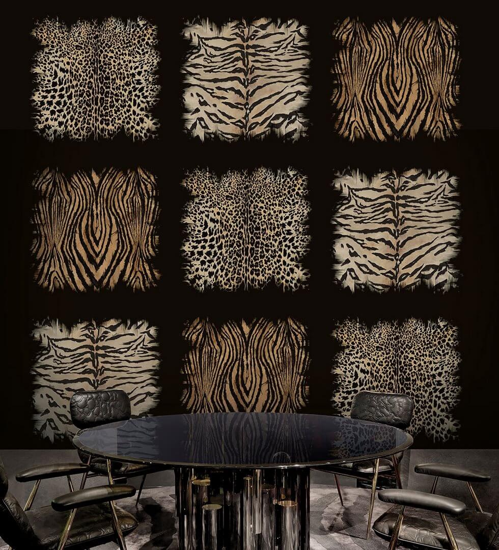 Mural patchwork tekstylny Roberto Cavalli RC19105 Home NO. 8