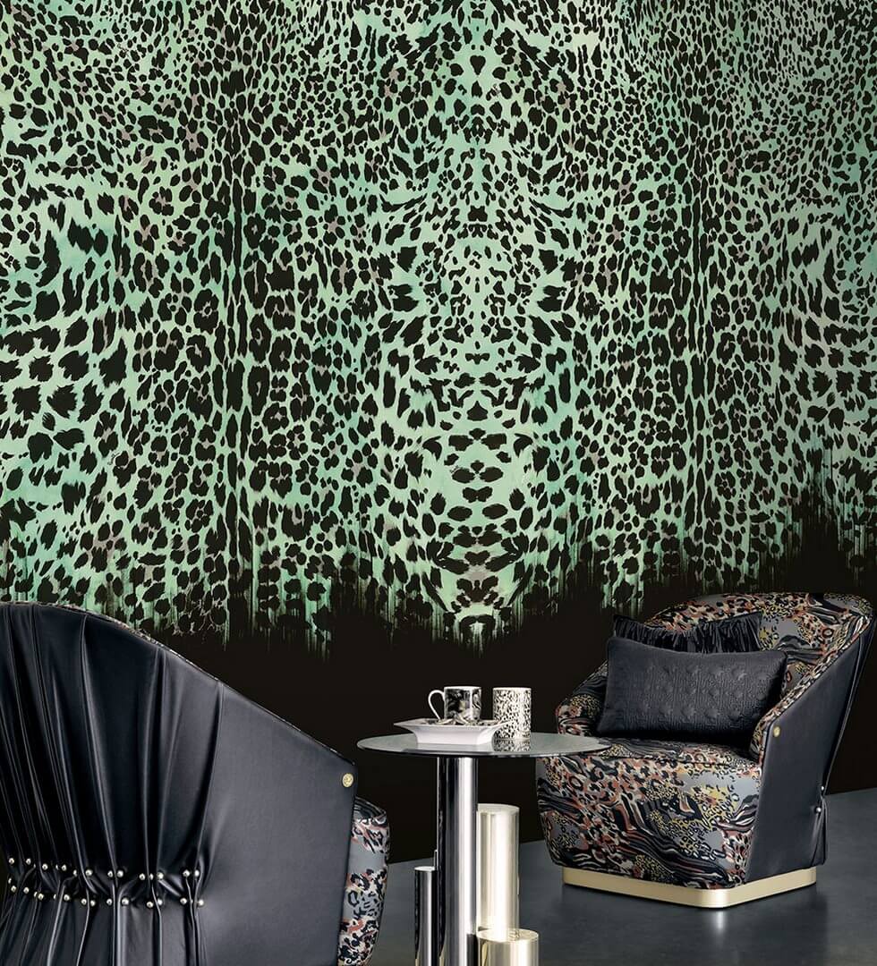 Mural cętki tekstylny Roberto Cavalli RC19111 Home NO. 8