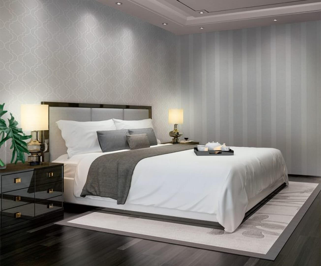 Tapeta koniczyna marokańska Zambaiti Parati Z21129 Metropolis