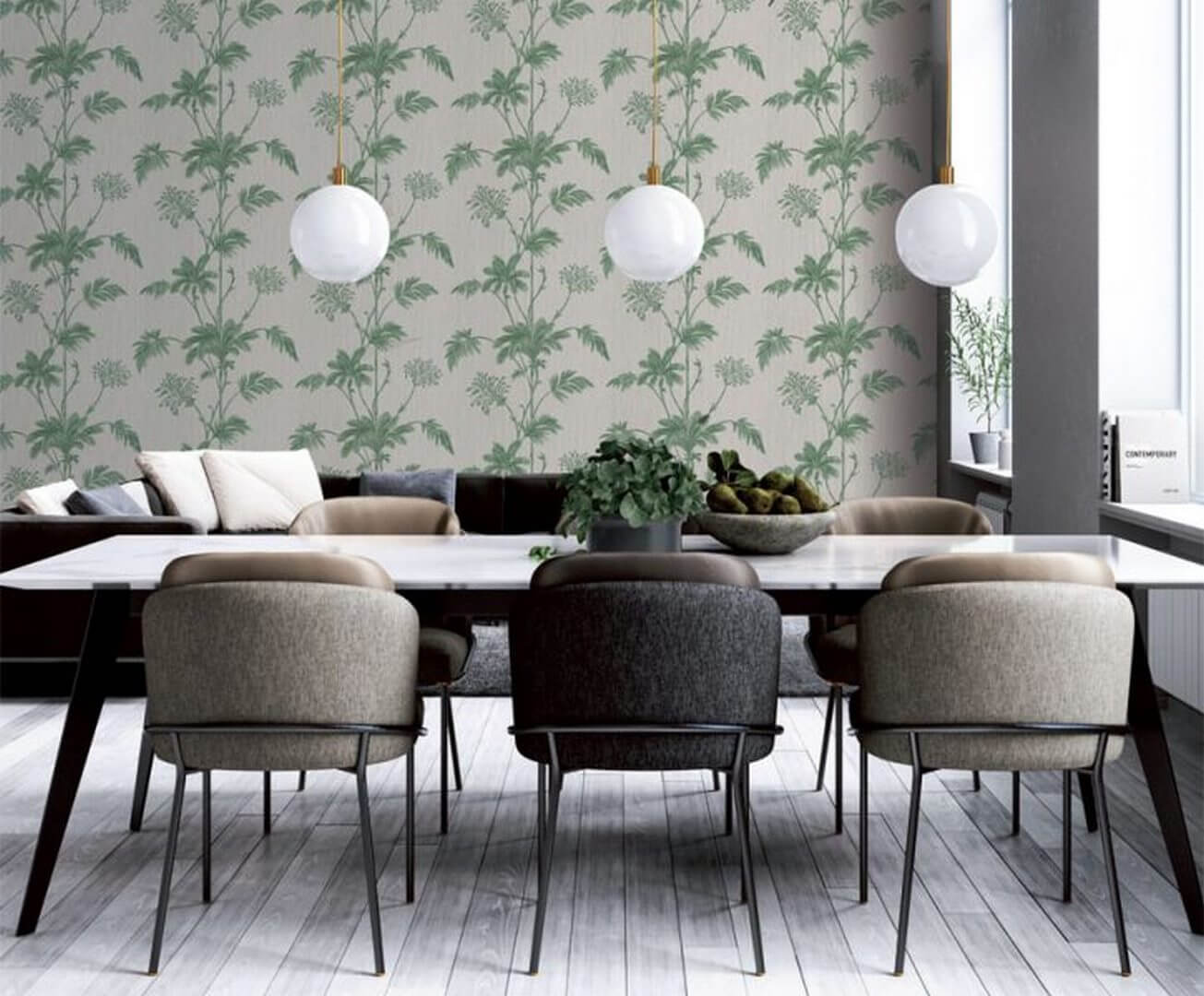 Tapeta roślinne pnącza Zambaiti Parati Z21144 Metropolis