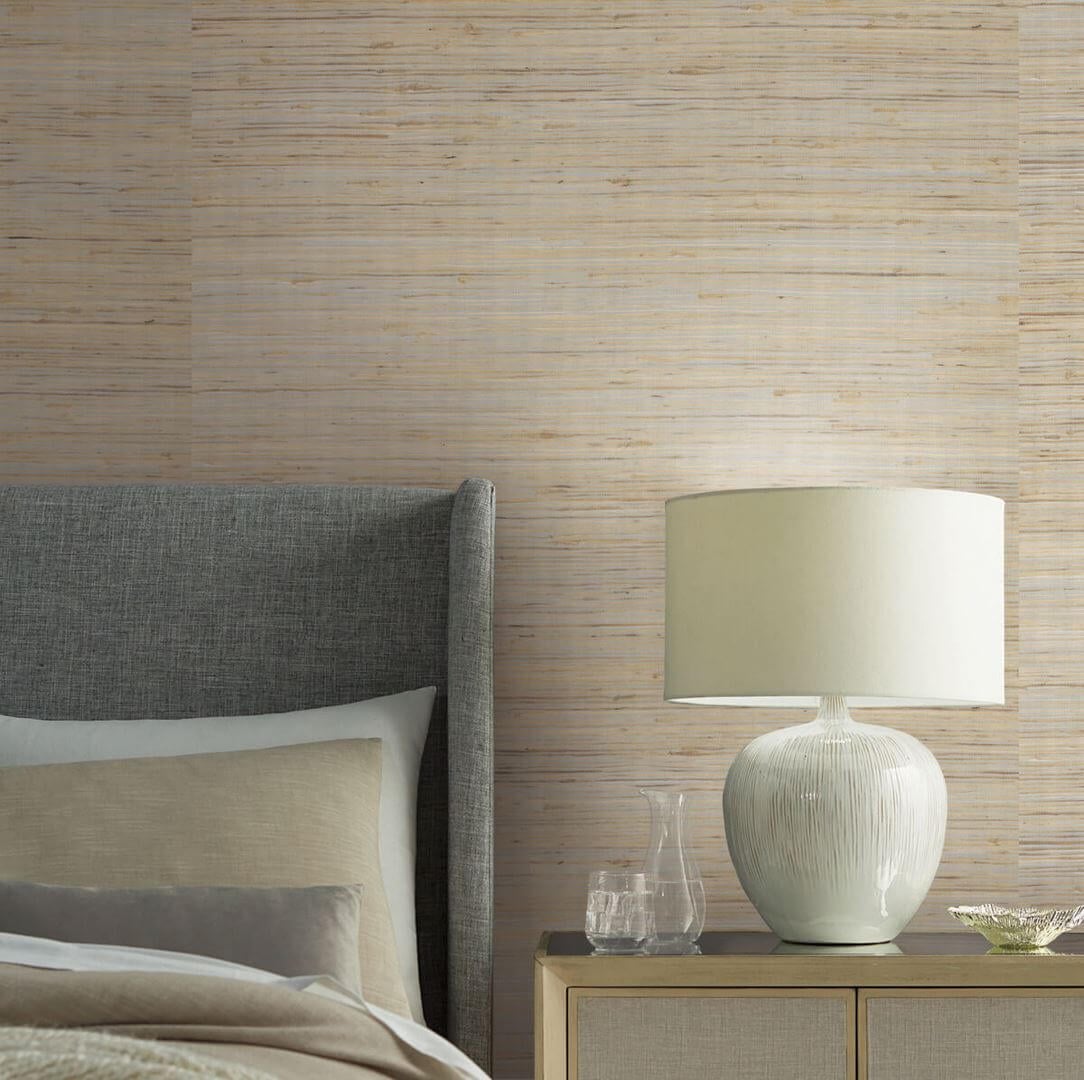 Tapeta naturalna metaliczna York Wallcoverings CO2090 Metallic Jute Candice Olson Modern Nature 2