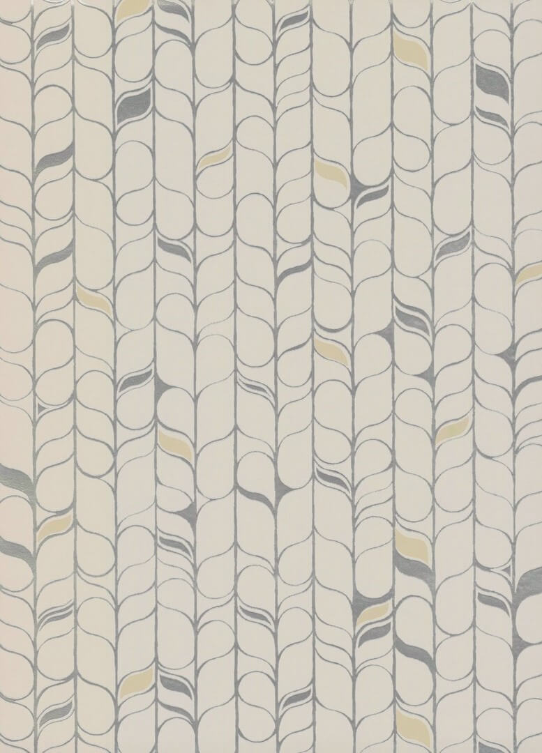Tapeta metalizowana szaro-srebrna York Wallcoverings OS4204 Perfect Petals Candice Olson Modern Nature 2