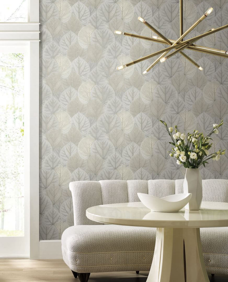 Tapeta liście York Wallcoverings OS4246 Leaf Concerto Candice Olson Modern Nature 2