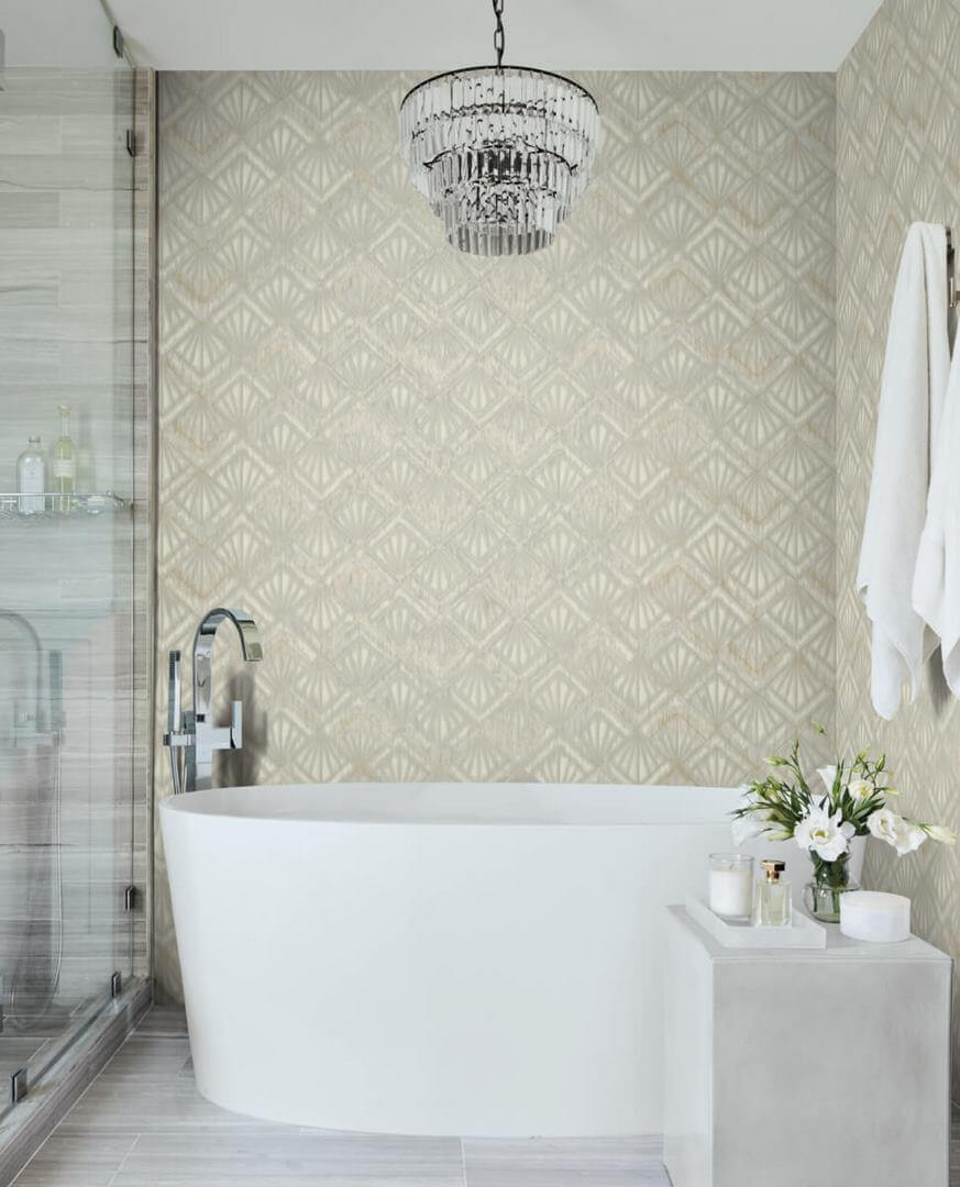 Tapeta wachlarze York Wallcoverings OS4271 Modern Shell Candice Olson Modern Nature 2