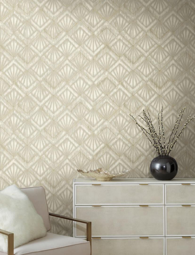 Tapeta wachlarze York Wallcoverings OS4272 Modern Shell Candice Olson Modern Nature 2