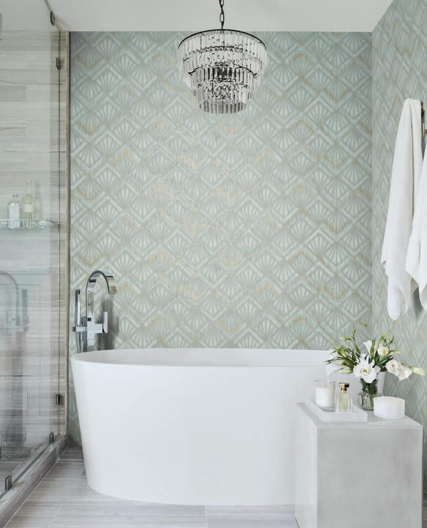 Tapeta wachlarze York Wallcoverings OS4273 Modern Shell Candice Olson Modern Nature 2