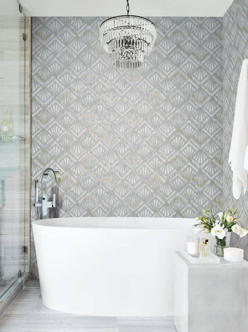 Tapeta wachlarze York Wallcoverings OS4274 Modern Shell Candice Olson Modern Nature 2