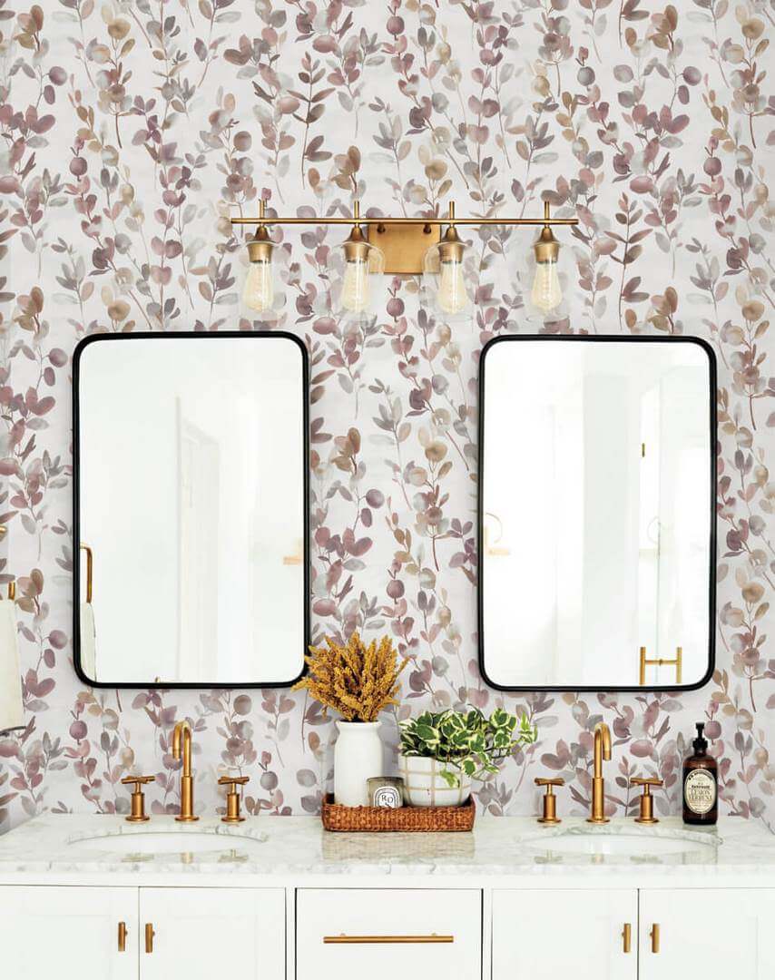 Tapeta roślinna York Wallcoverings OS4312 Joyfull Eucalyptus Candice Olson Modern Nature 2