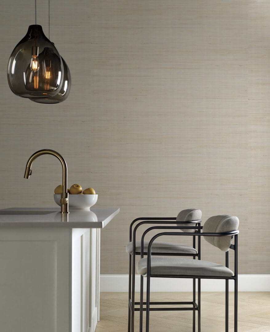Tapeta naturalna metaliczna York Wallcoverings OS4321 Metallic Jute Candice Olson Modern Nature 2