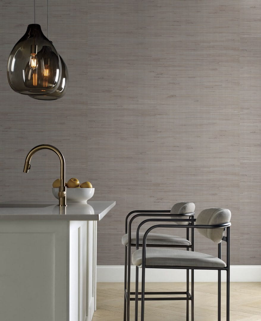 Tapeta naturalna metaliczna York Wallcoverings OS4322 Metallic Jute Candice Olson Modern Nature 2