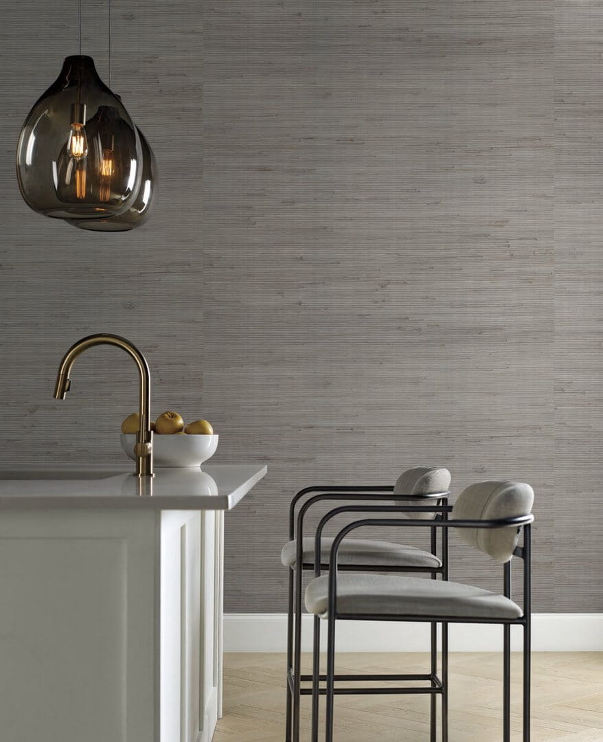 Tapeta naturalna metaliczna York Wallcoverings OS4324 Metallic Jute Candice Olson Modern Nature 2
