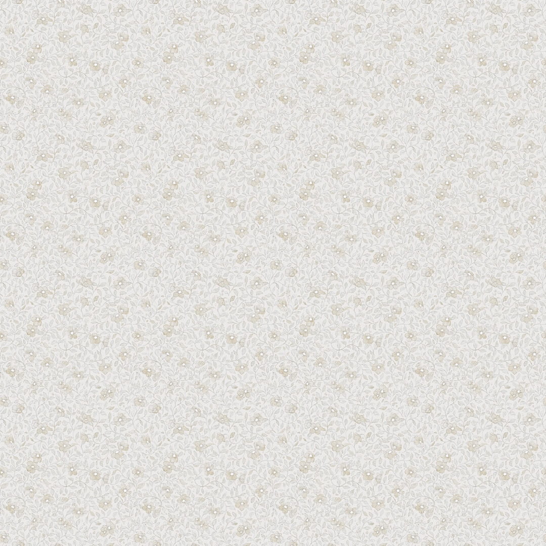 Tapeta drobne kwiatki i liście Sandberg S10121 Stella Sandstone Jordnara