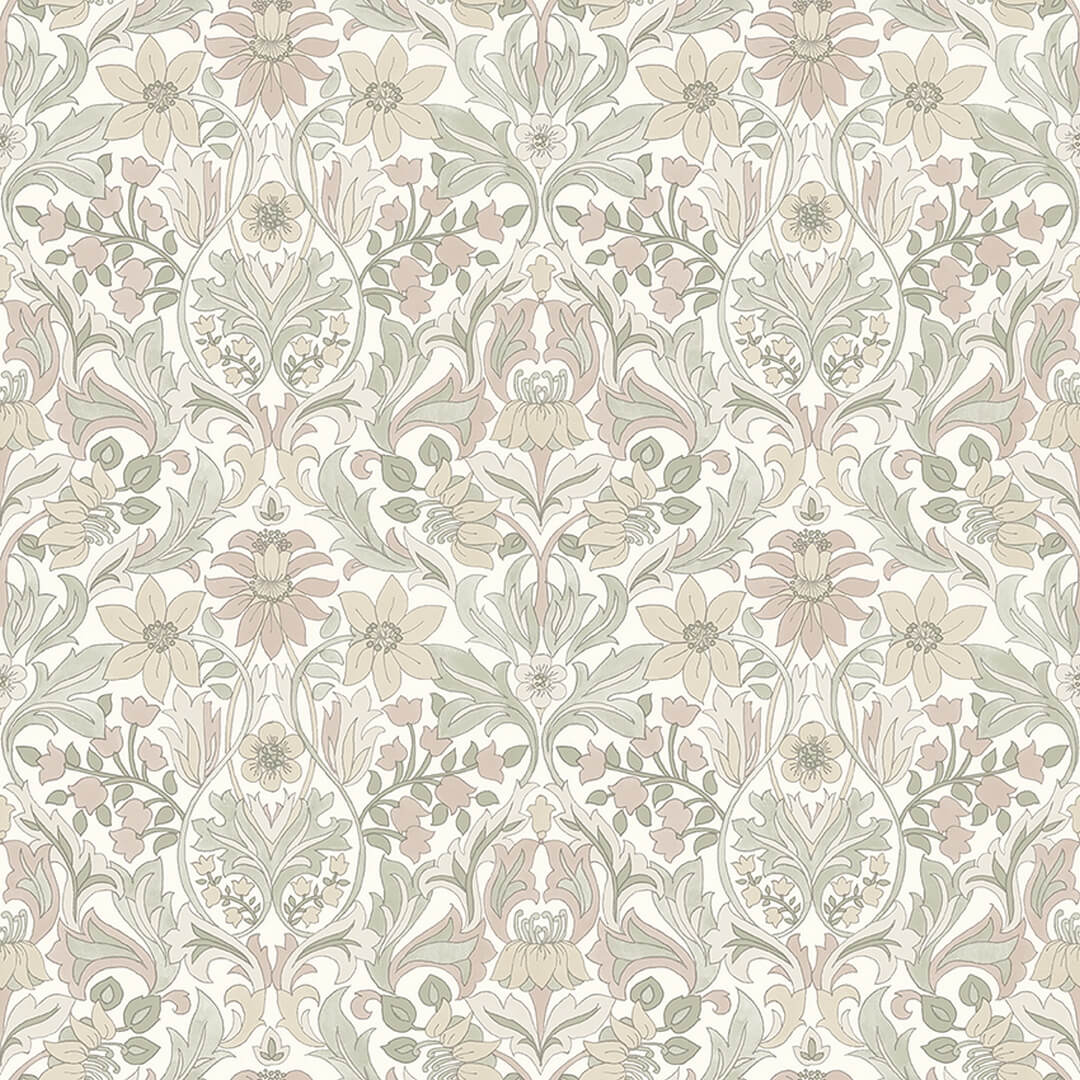 Tapeta kwiatowy ornament Boras Tapeter Blomsterfrojd 3295 Timeless Traditions