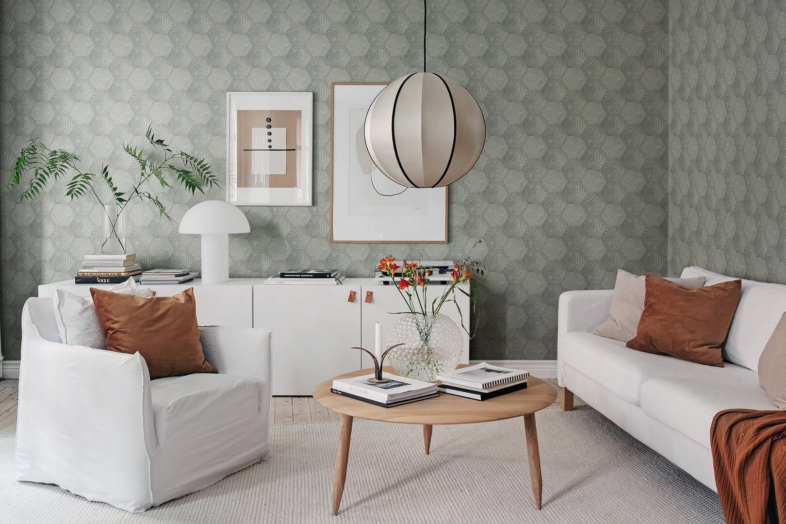 Tapeta heksagony Rebel Walls R18526 Hexagon Tiles Jade Pops