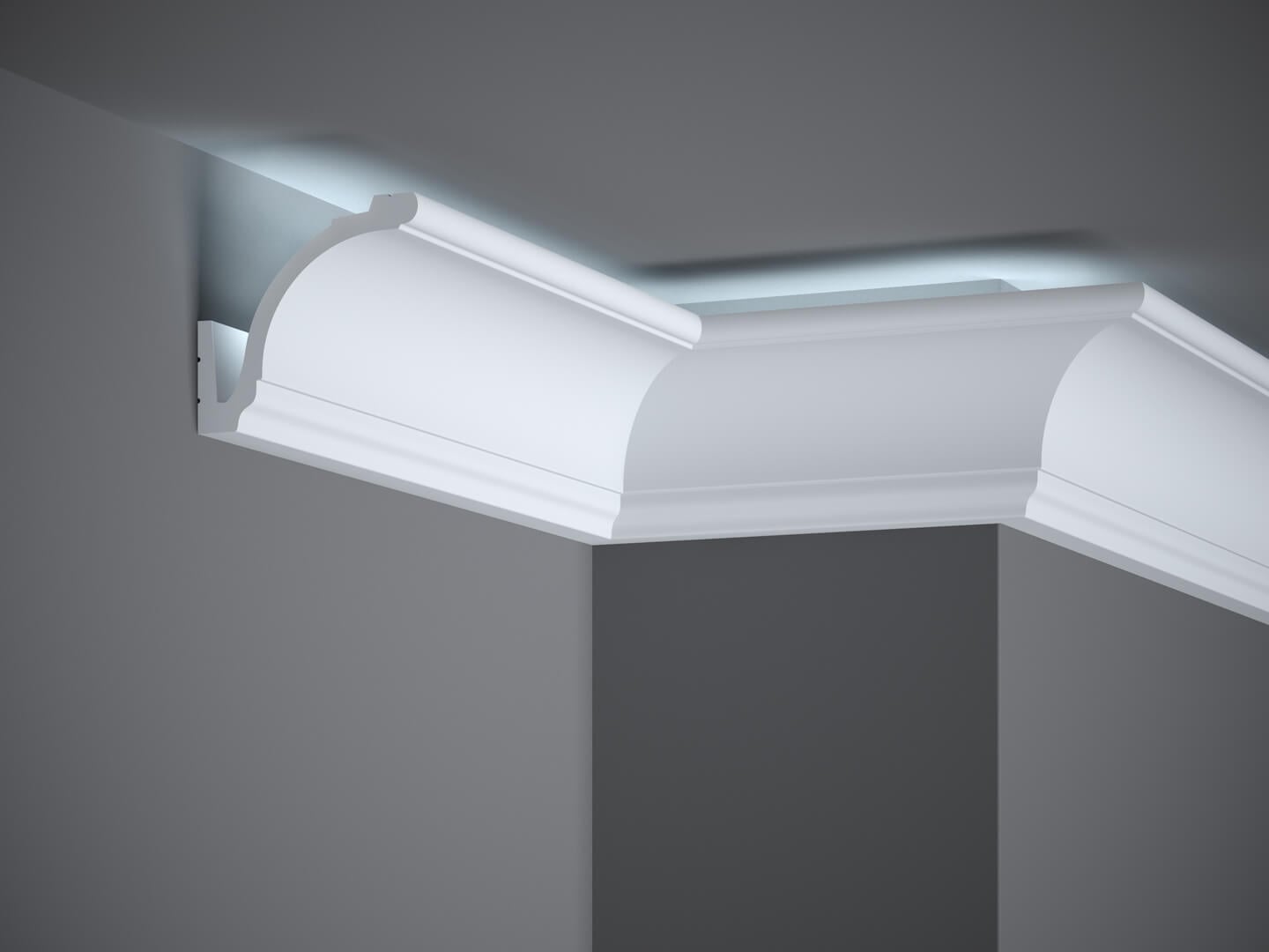 Listwa karniszowa LED MD161 (MDB161) Mardom Decor wys. 9,2cm
