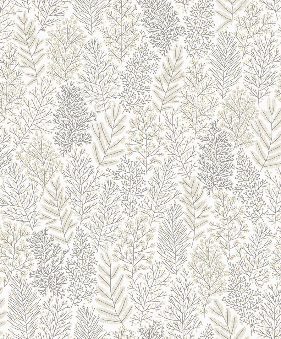 Tapeta liście Khroma HAP703 LEAFY SAND Be Happy