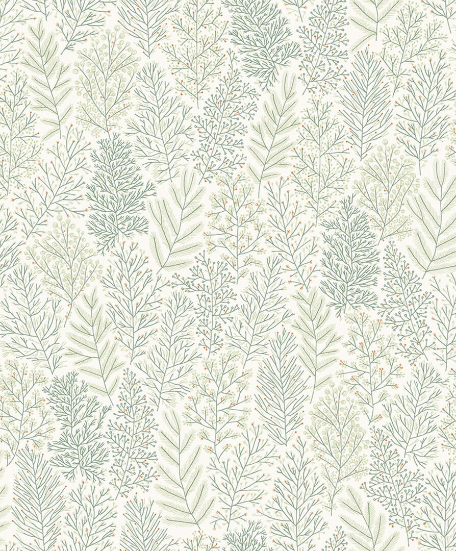 Tapeta liście Khroma HAP705 LEAFY TEAL Be Happy