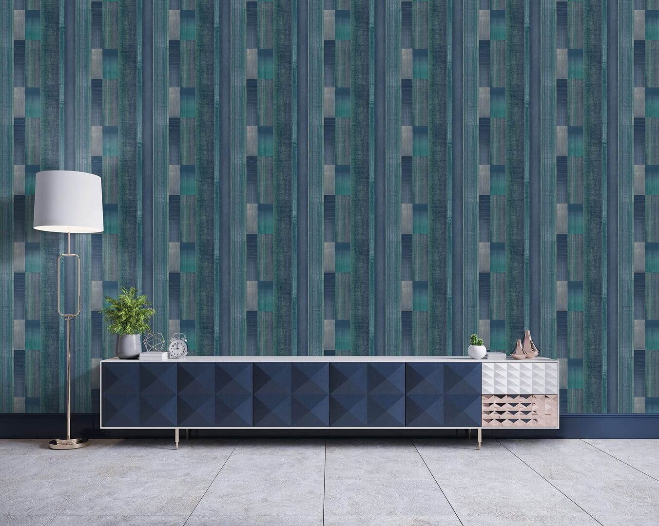 Tapeta cieniowane pasy Galerie G56573 TexStyle