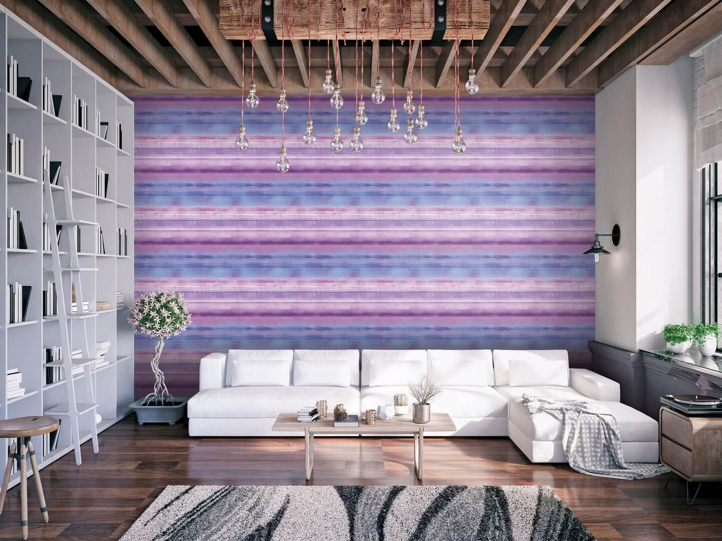 Tapeta cieniowane poziome pasy Galerie G78265 Atmosphere