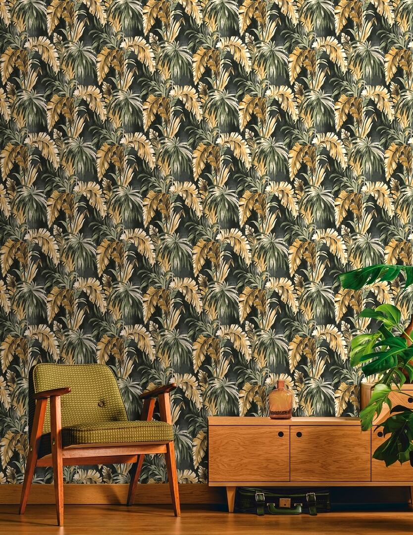 Tapeta tropikalne liście Decoprint EE22530 Tropical Leaves Essentials