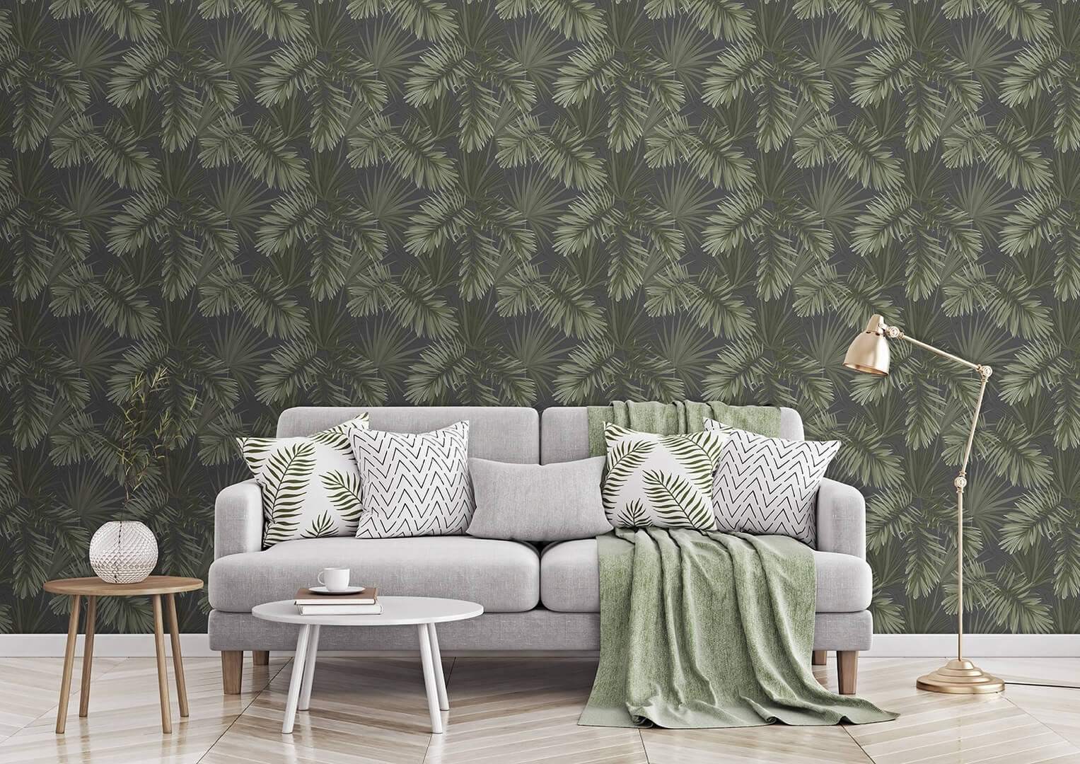 Tapeta tropikalne liście Decoprint EE22534 Leaves Essentials