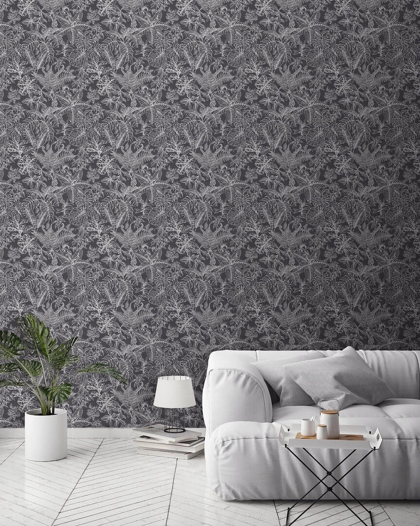 Tapeta roślinna Decoprint EE22548 Allover Leaf Essentials