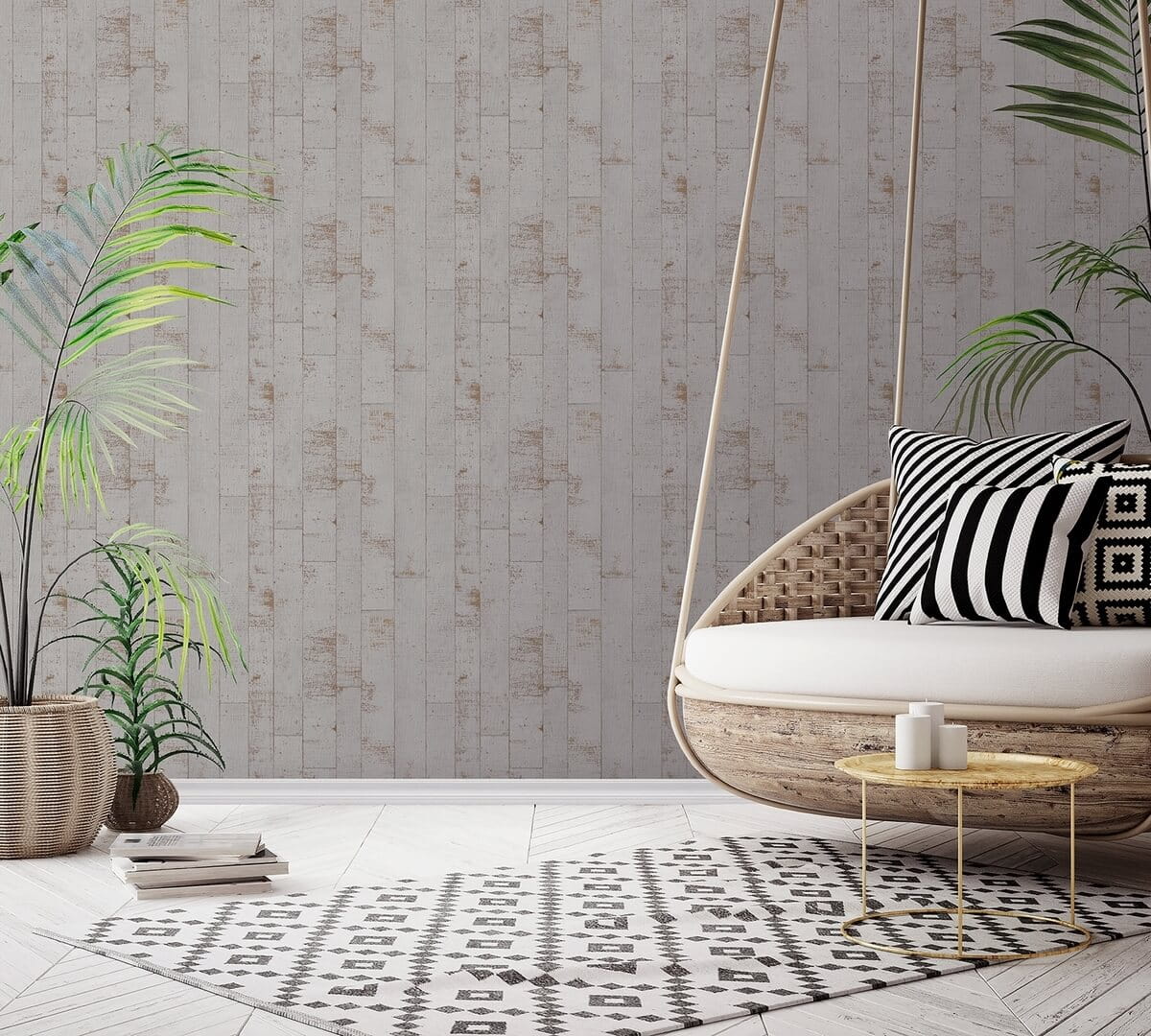 Tapeta drewniane deski Decoprint EE22564 Metalic Wood Essentials