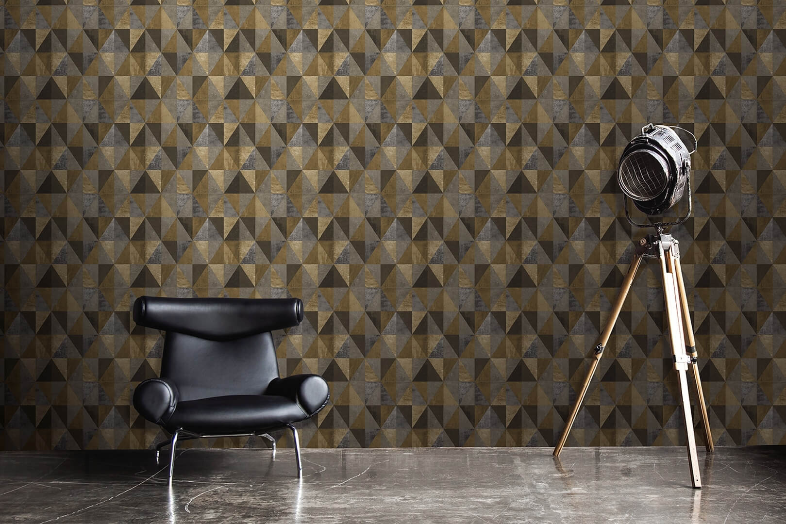 Tapeta trójkąty Decoprint EE22566 Concrete Squares Essentials