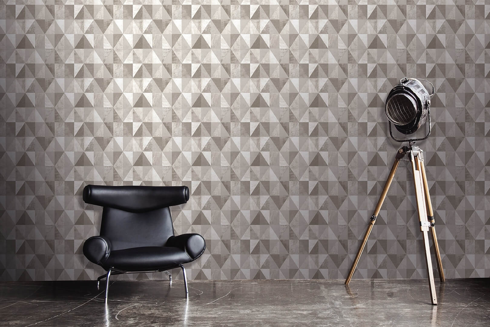 Tapeta trójkąty Decoprint EE22567 Concrete Squares Essentials