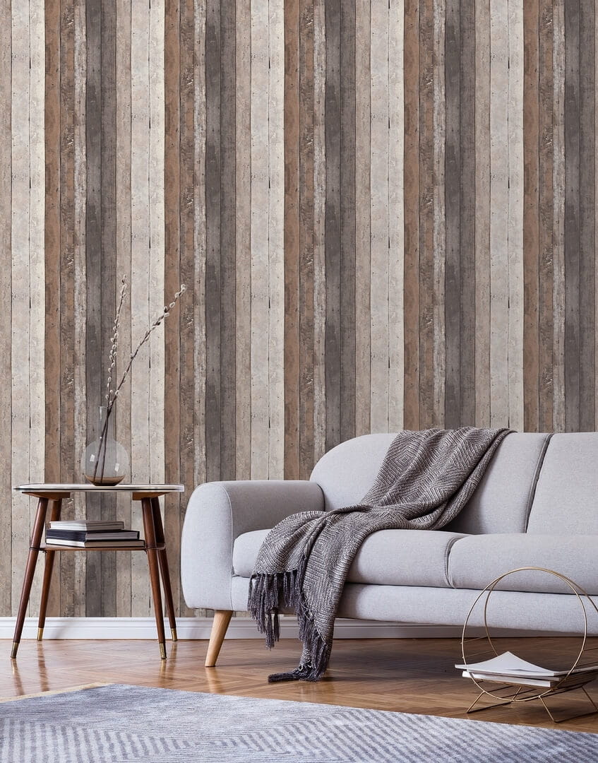 Tapeta drewniane deski Decoprint EE22570 Destressed Wood Essentials
