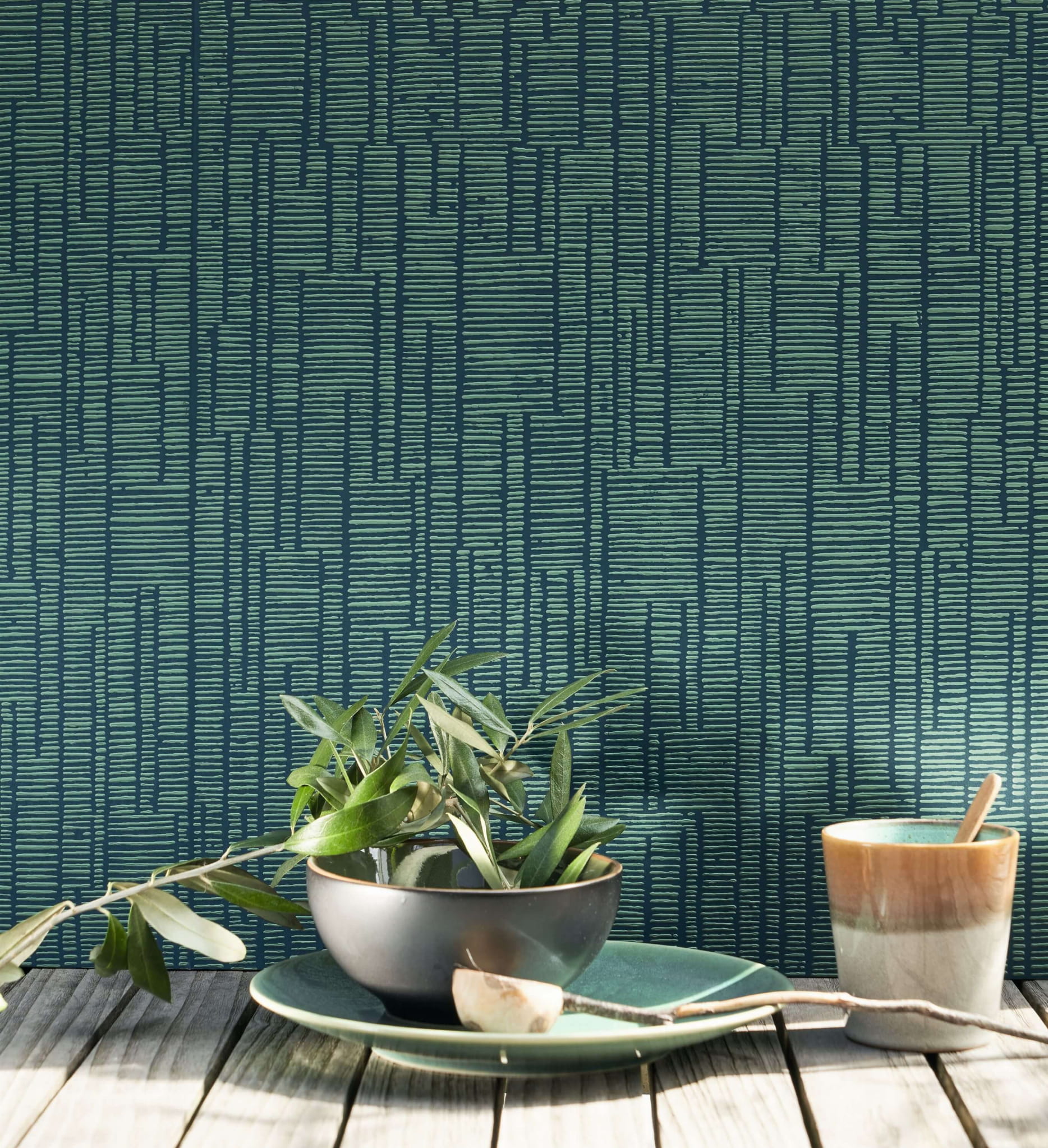 Tapeta w minimalistycznym stylu Casadeco MEDI87443232 Capri Mediterranee