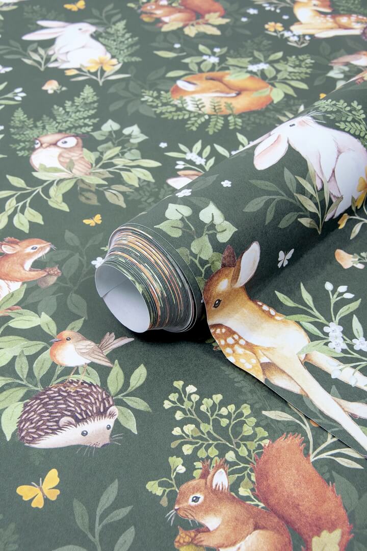 Tapeta leśne zwierzątka Lilipinso H0644