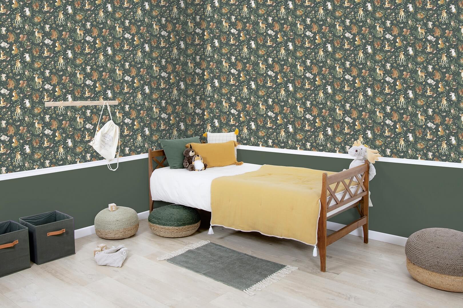 Tapeta leśne zwierzątka Lilipinso H0644