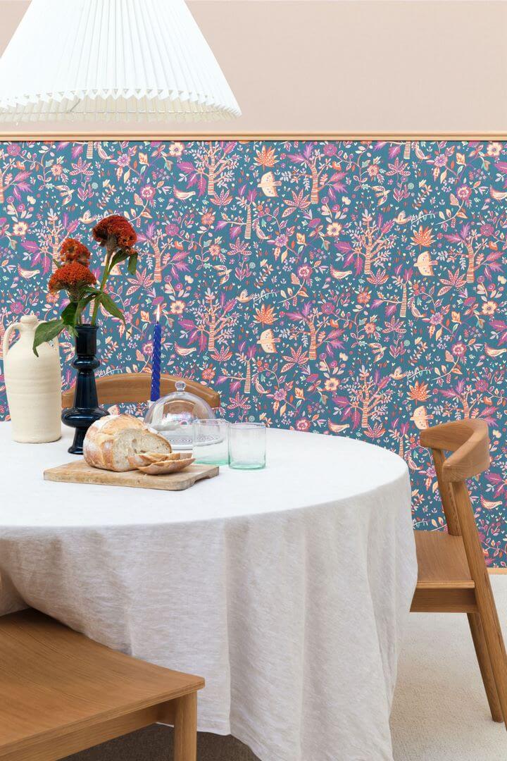 Tapeta botaniczna Caselio BOM103157910 Echappee Boheme